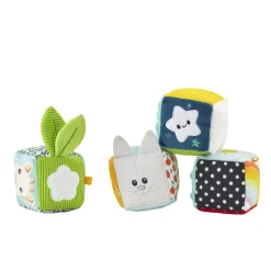 4 cubes multi-activités Sophie la girafe^Vulli