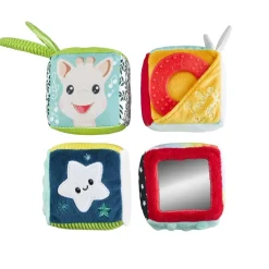 4 cubes multi-activités Sophie la girafe^Vulli
