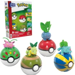 4 POKEMON PLANTE A CONSTRUIRE -^MEGA Hot