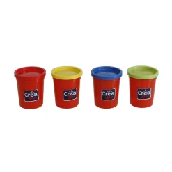 4 pots de pâte à modeler couleurs primaires^CREA & CIE New
