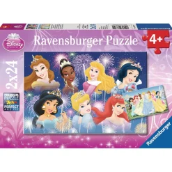 2 puzzles 24 pièces Princesses réunies^Ravensburger Outlet