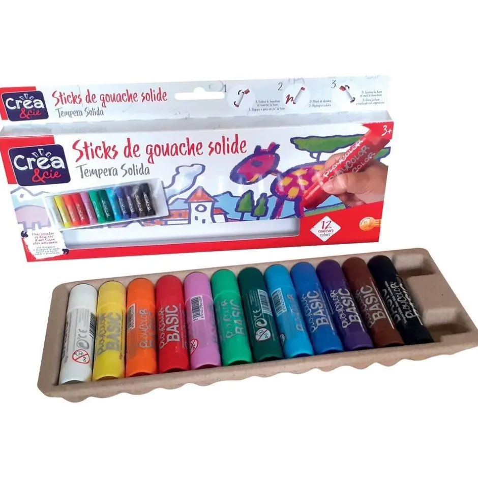 12 Sticks De Peinture Solide Crea^CREA & CIE Outlet