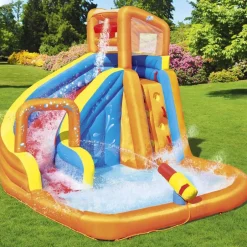 Aire de jeu mur d'escalade et pataugeoire avec Soufflerie^Bestway New