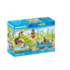 Aire de jeux pour chiens et personnages My Life 71745^Playmobil Outlet