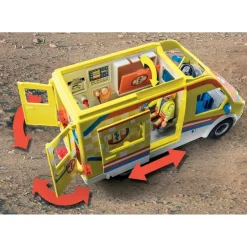 Ambulance avec effets lumineux Playmobil City Life 71202^Varta New