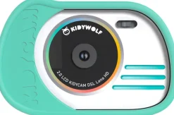 Appareil photo étanche turquoise Kidicam^KIDYWOLF Best