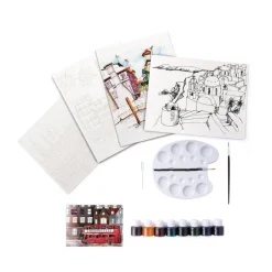 Aquarelle jolies villes^CREA & CIE Sale