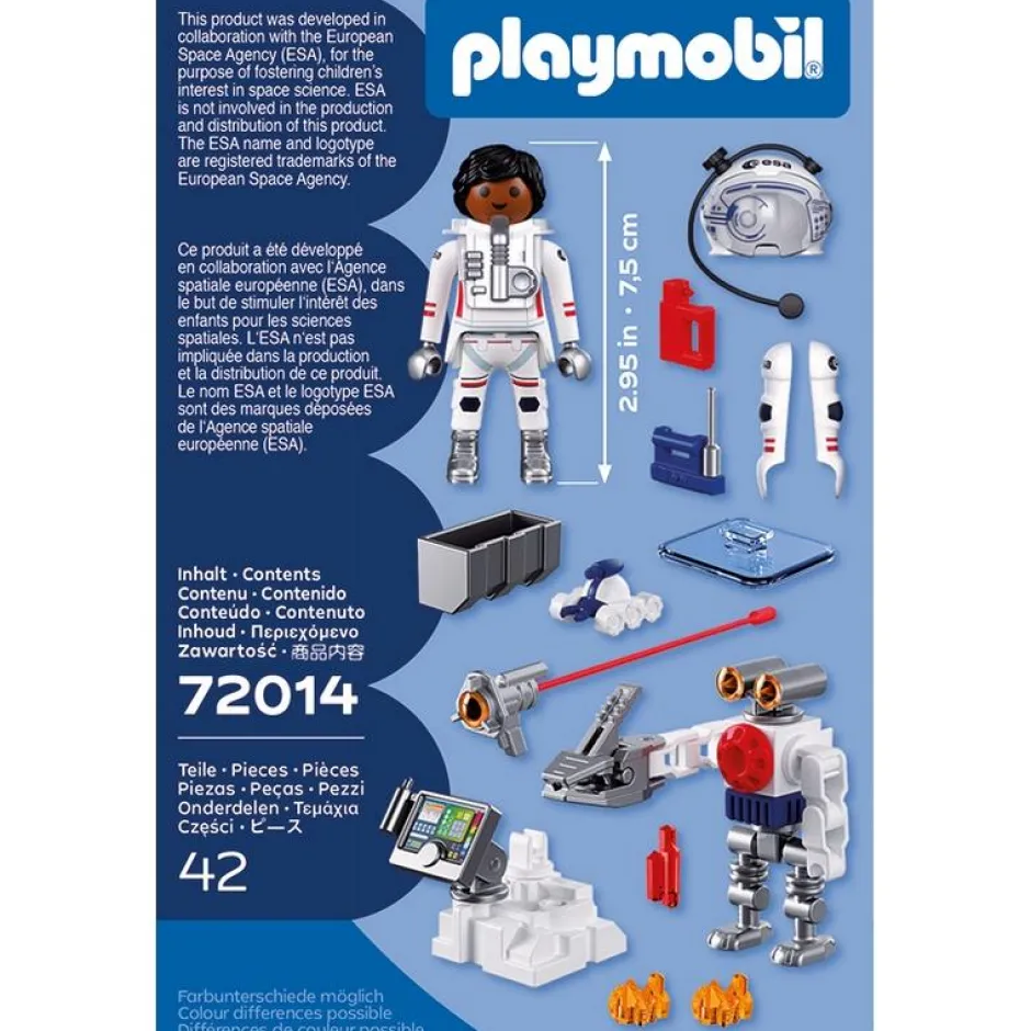 Astronaute de l'ESA avec robot - 72014^Playmobil Clearance