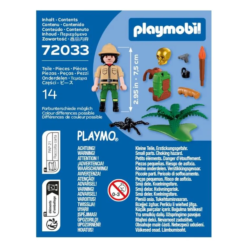 Aventurier & araignée Spécial Plus 72033^Playmobil New