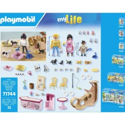 Bar à chats avec 6 chats et personnages My Life 71744^Playmobil New
