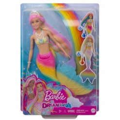 Barbie sirène magique arc-en-ciel^Mattel Discount