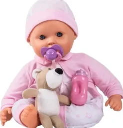 Bébé Interactif Et Son Ourson Avec Accessoires^Cerise & Capucine