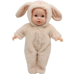 Bébé lapin beige - poupon 35 cm^Cerise & Capucine