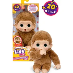Bébé singe caramel interactif - Little live Pets^Moose Sale