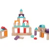Bloc de construction 50 pièces en bois^Okou00efa New