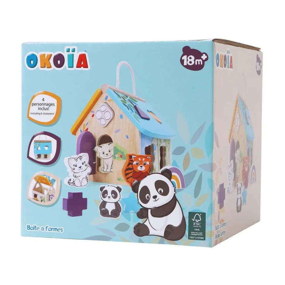 Boite à formes en bois^Okou00efa Discount