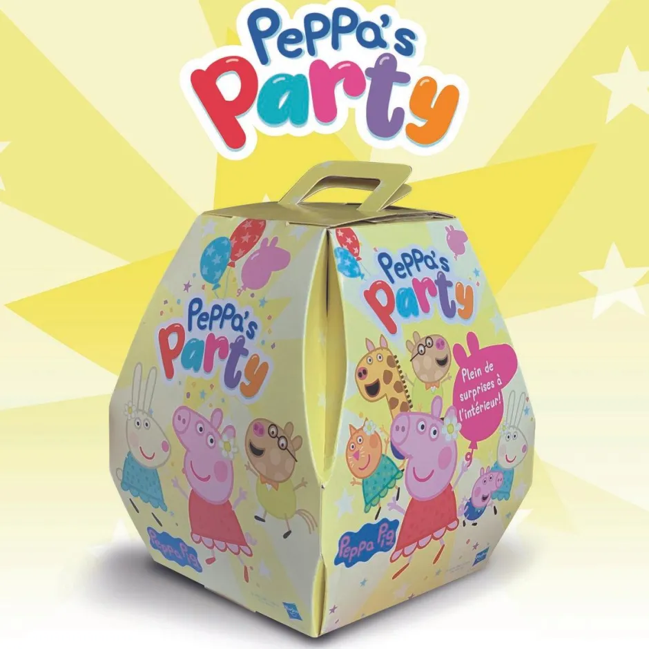 Boite Surprise Peppa Pig avec figurines, stickers et poster^Hasbro New