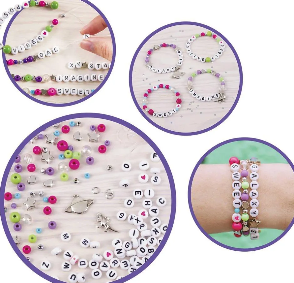 Bracelets alphabet Make it real^Lansay Discount