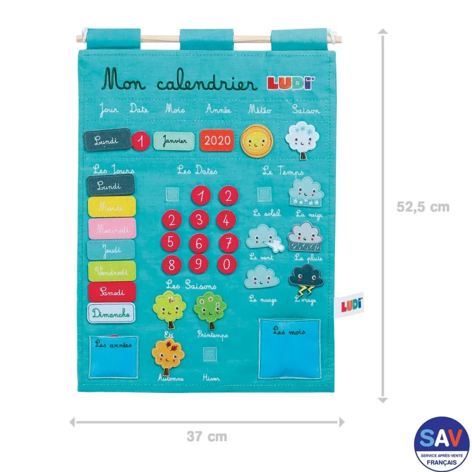 Calendrier Basic bleu^Ludi Discount