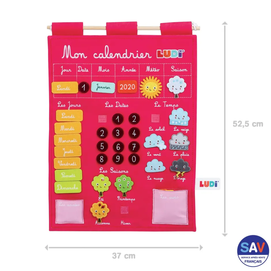 Calendrier Basic rose^Ludi Clearance