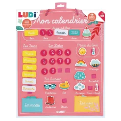 Calendrier mural rose^Ludi Sale