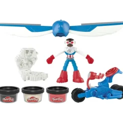 Captain america Moto tranchante Marvel^Play-Doh Hot