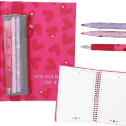 Carnet avec stylos Cœur Penfection^ Online