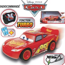 Cars Flash Mc Queen radiocommandée 1:24^JADA Best