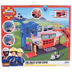 Caserne de pompier Sam le pompier^Smoby Discount