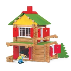 Chalet en bois à construire 135 pièces avec une voiture^Jeujura Best