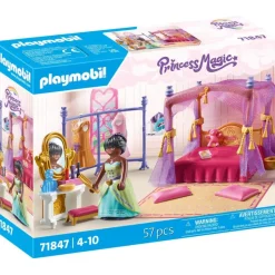 Chambre de princesses avec lit baldaquin Princess Magic 71847^Playmobil