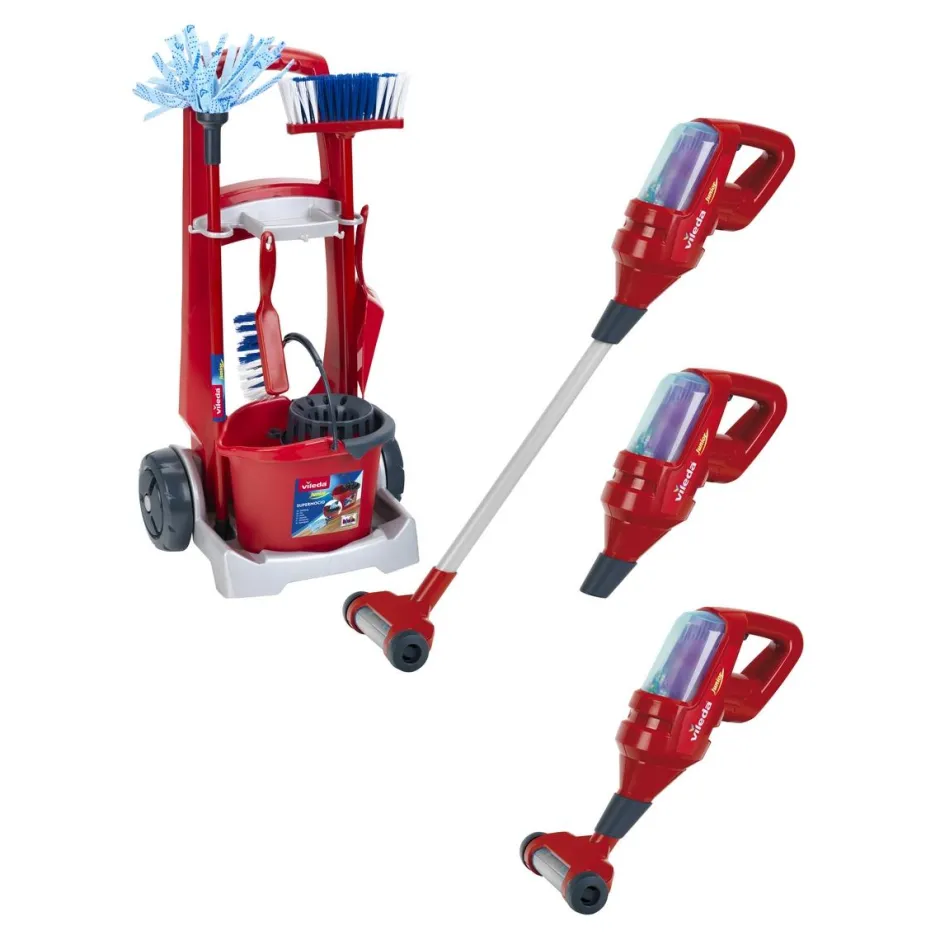 Chariot de ménage et aspirateur 3 en 1 Vileda^Varta Discount