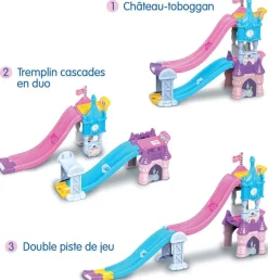 Chateau Toboggan enchanté Tut Tut Bolides Disney Princesse^VTech Clearance