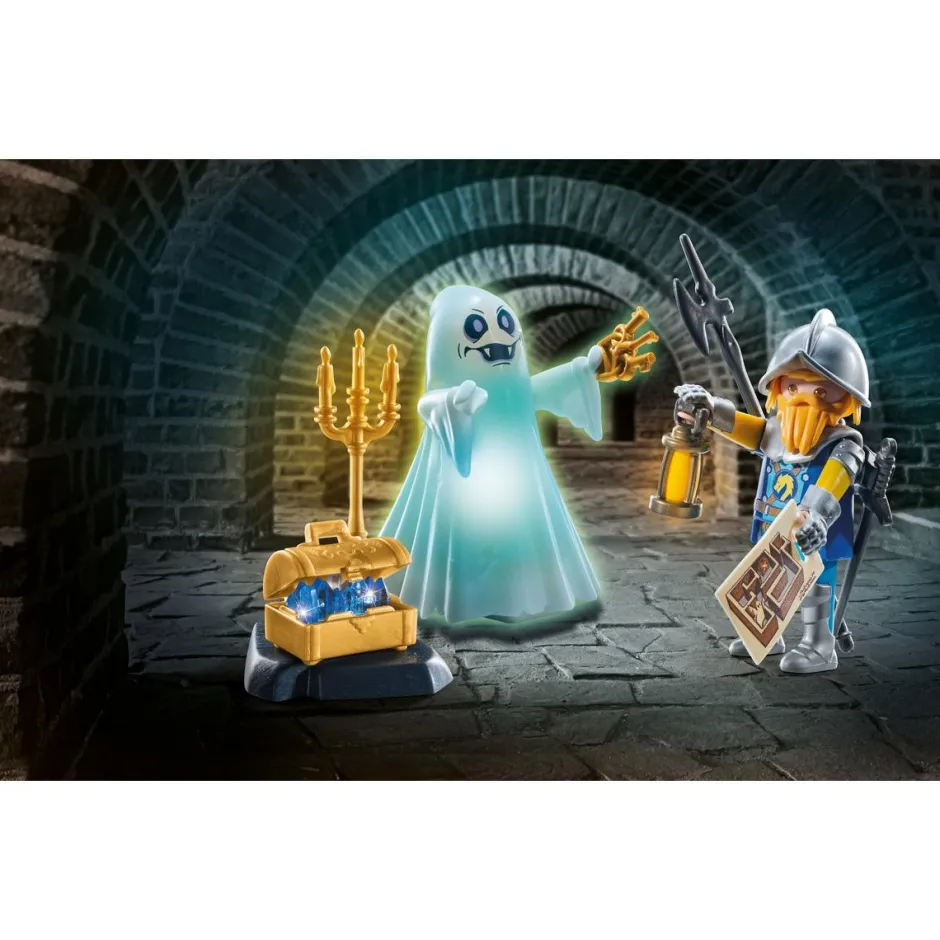 Chevalier et fantôme effets lumineux multicolores Starter Pack PLAYMOBIL Novelmore 71797^Varta Online