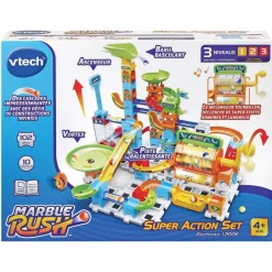 Circuit à billes Super Action Marble Rush - set électronique L200E^Varta Discount