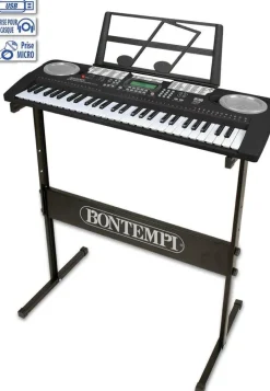 Clavier Numérique Bontempi 54 Touches avec pieds^Varta