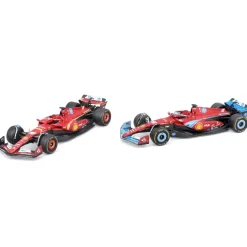 Coffret 1/43 2 voitures de courses F1 Scuderia Ferrari 2024^Bburago Online