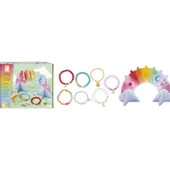 Coffret 7 bracelets à créer avec un arc-en-ciel de bijoux^Janod Discount