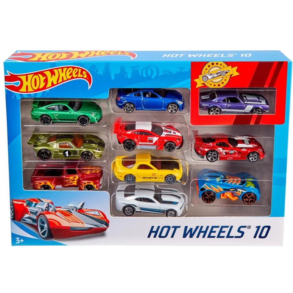 Coffret 10 petites voitures Hot Wheels^Mattel Sale