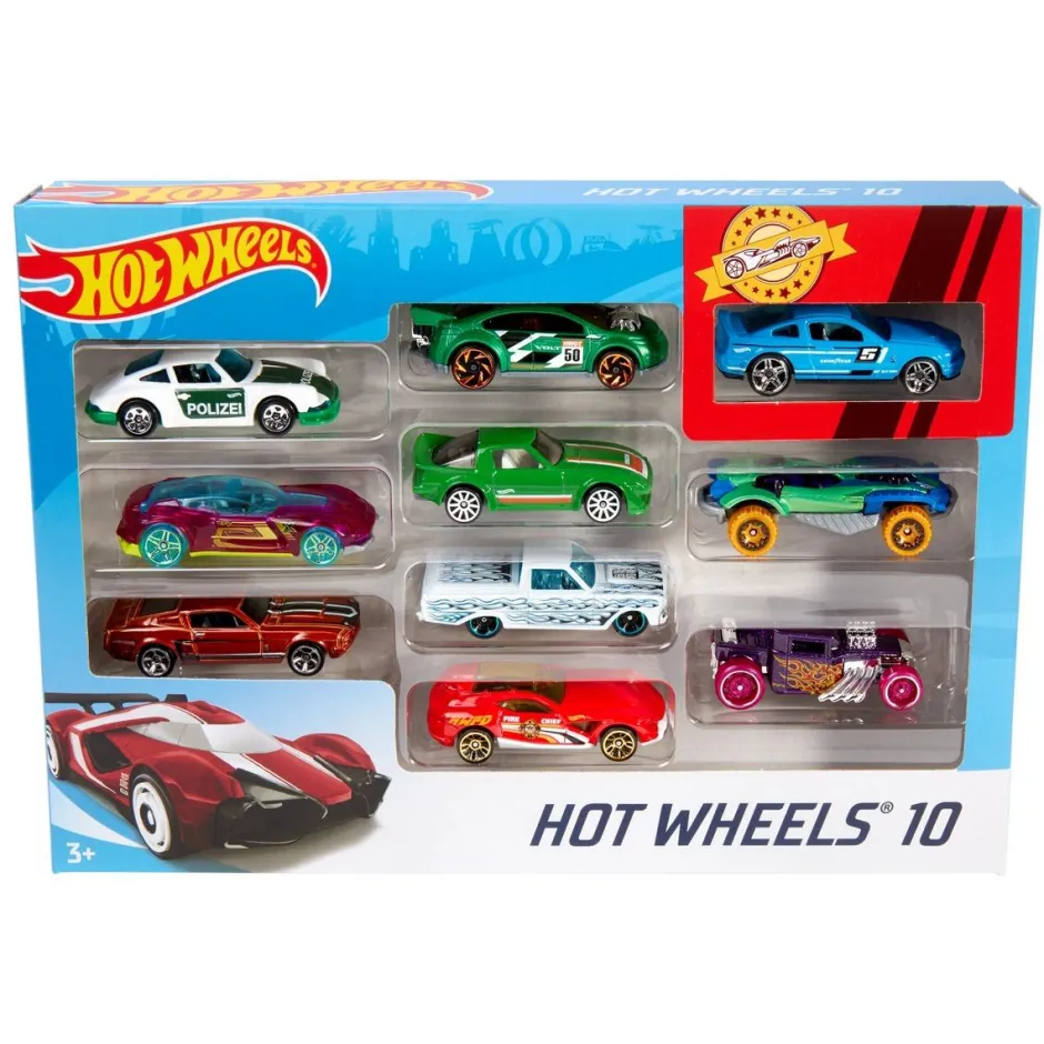 Coffret 10 petites voitures Hot Wheels^Mattel Sale