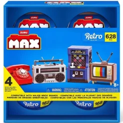 Coffret 4 pièces Capsule rétro MAX Construction série 1^Zuru Sale