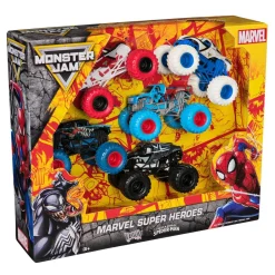 Coffret 5 véhicules die cast SpiderMan 1:64 Monster Jam^Spin Master
