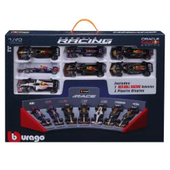 Coffret 7 véhicules Formule 1 Red Bull 1:43^Bburago Hot