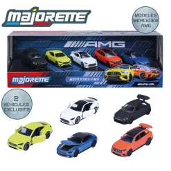Coffret 5 véhicules Mercedes AMG^Majorette Discount