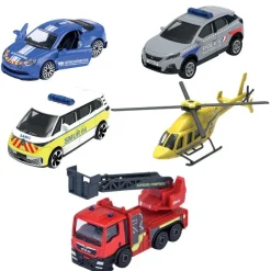 Coffret 5 véhicules SOS prenium^Majorette Outlet