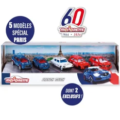 Coffret 5 voitures French Touch - 60 ans^Majorette Outlet