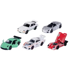 Coffret 5 voitures Porsche racing et Pit stop^Majorette Sale