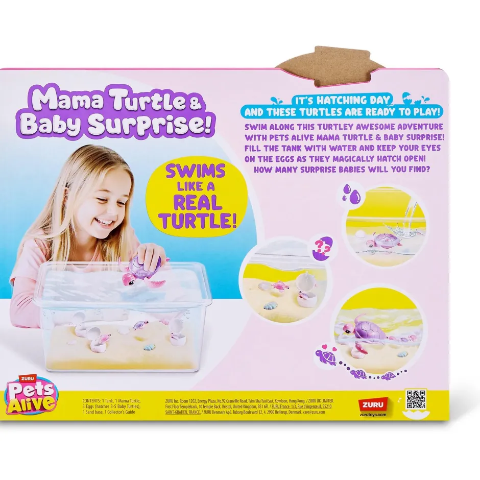 Coffret aquarium Pets Alive Maman tortue et bébé surprise^Zuru Hot