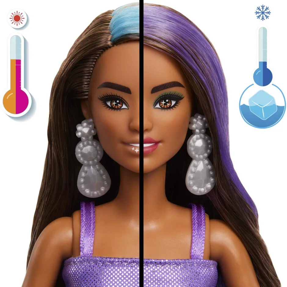 Coffret Barbie Cadeau Surprise Violet Série Le Gala Enchanté - Barbie Party unboxed^Mattel New