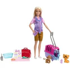 Coffret Barbie sauvetage d'animaux^Mattel Discount